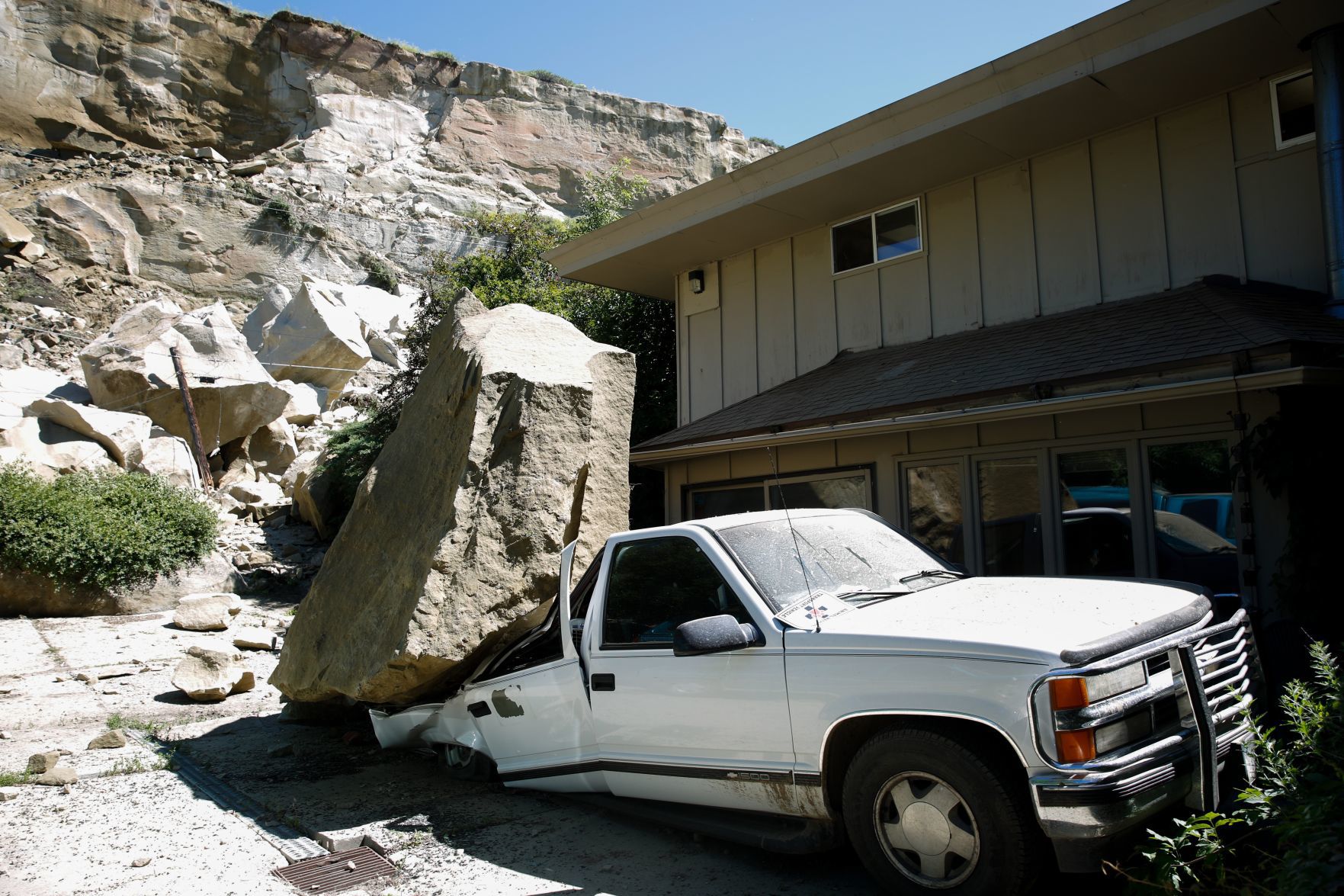 Rock slide
